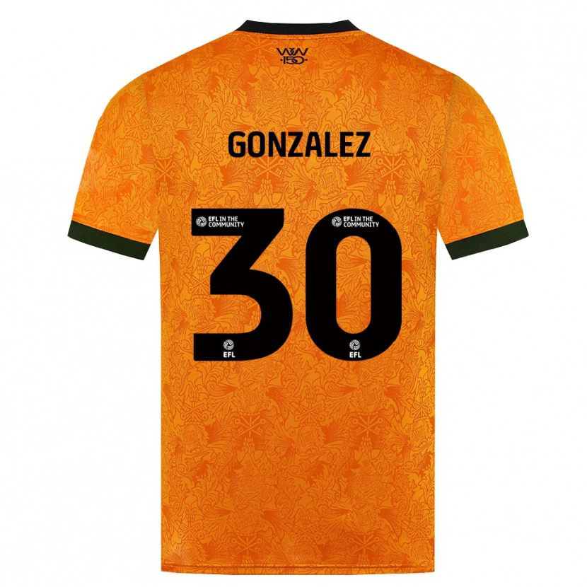 Danxen Herren Enso González #30 Orange Schwarz Heimtrikot Trikot 2026/27 T-Shirt Schweiz