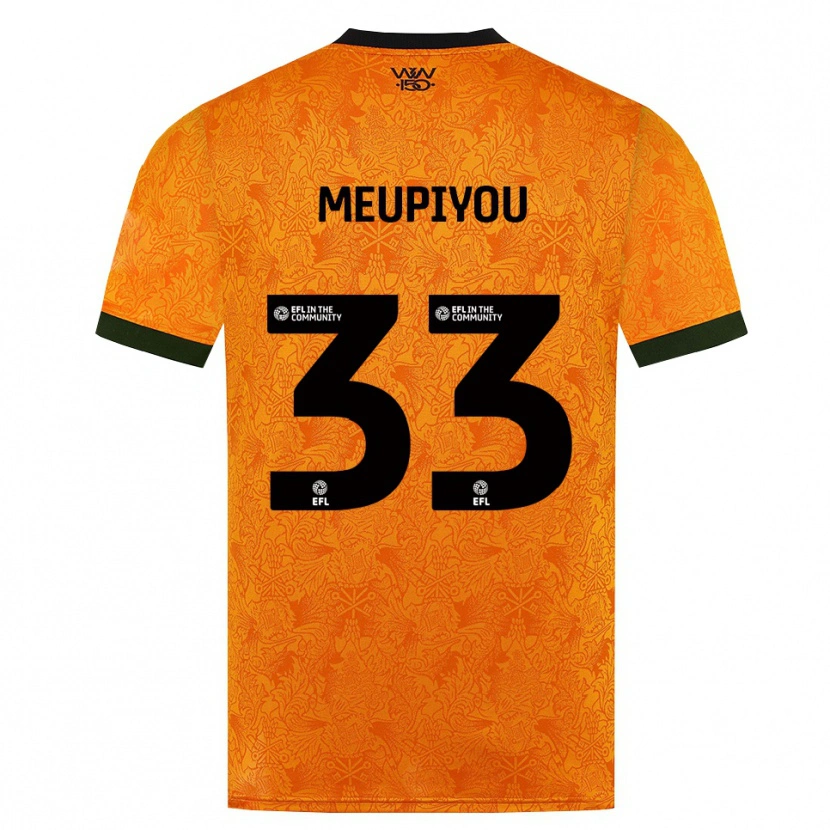 Danxen Herren Bastien Meupiyou #33 Orange Schwarz Heimtrikot Trikot 2026/27 T-Shirt Schweiz