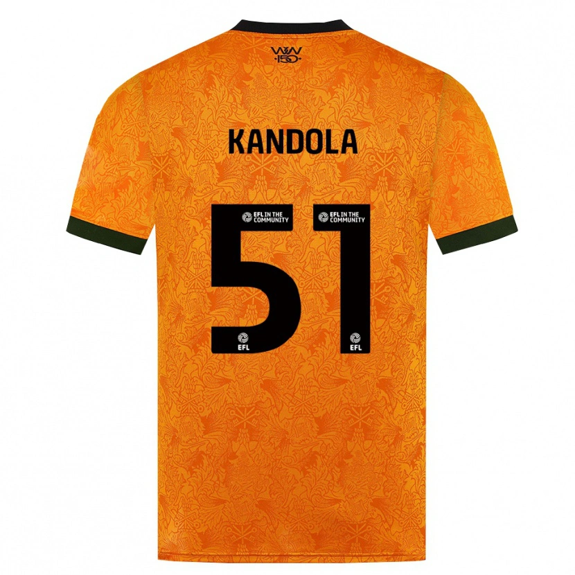 Danxen Herren Kam Kandola #51 Orange Schwarz Heimtrikot Trikot 2026/27 T-Shirt Schweiz