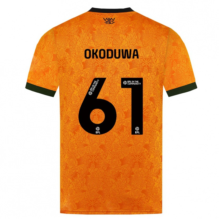 Danxen Herren Wesley Okoduwa #61 Orange Schwarz Heimtrikot Trikot 2026/27 T-Shirt Schweiz
