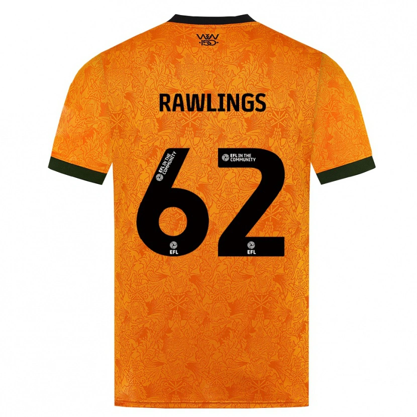 Danxen Herren Luke Rawlings #62 Orange Schwarz Heimtrikot Trikot 2026/27 T-Shirt Schweiz