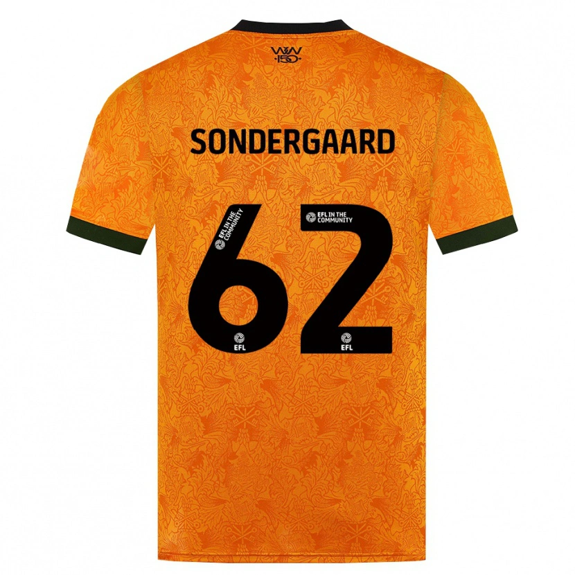 Danxen Herren Andreas Sondergaard #62 Orange Schwarz Heimtrikot Trikot 2026/27 T-Shirt Schweiz