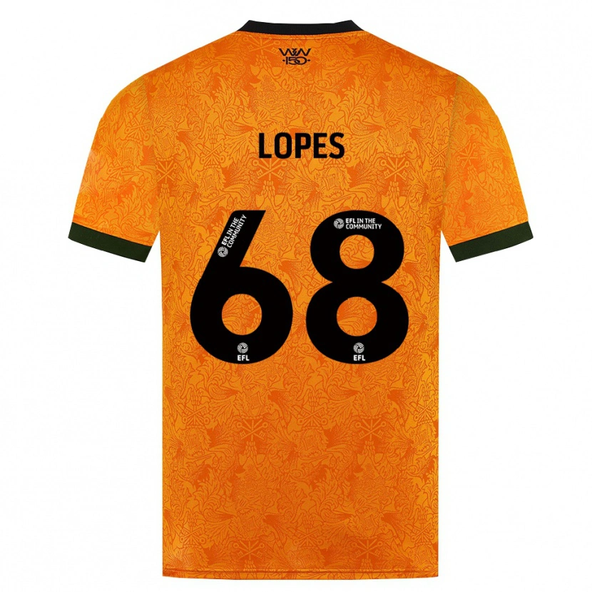 Danxen Herren Leo Lopes #68 Orange Schwarz Heimtrikot Trikot 2026/27 T-Shirt Schweiz