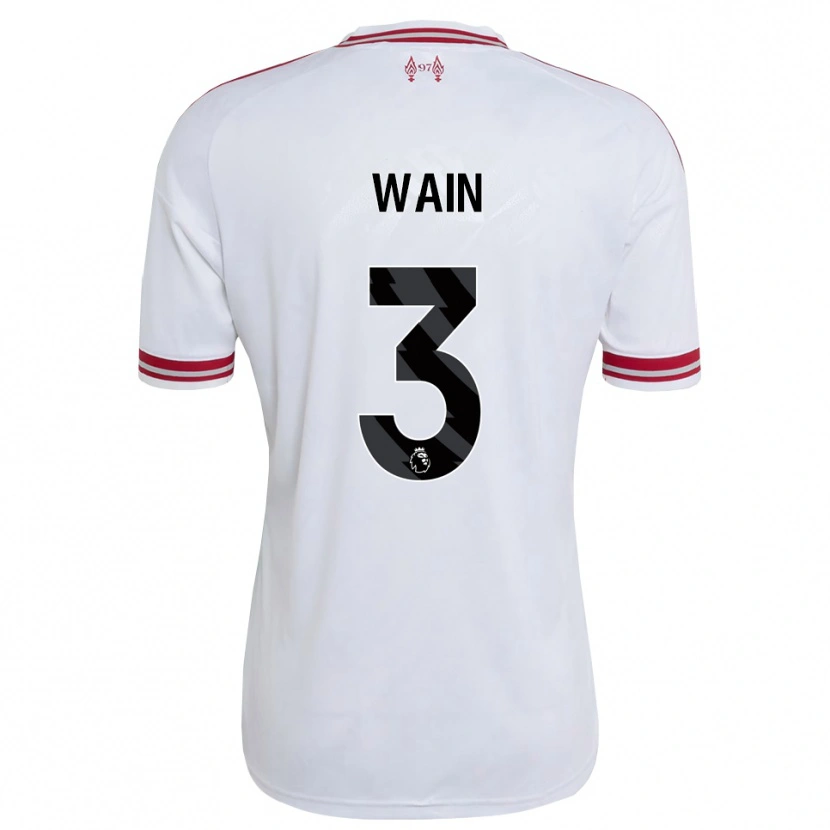 Danxen Herren Cian Wain #3 Rot Weiß Auswärtstrikot Trikot 2026/27 T-Shirt Schweiz