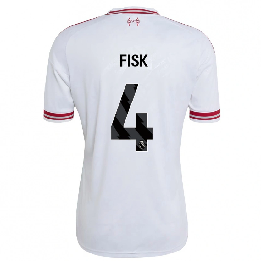 Danxen Herren Grace Fisk #4 Rot Weiß Auswärtstrikot Trikot 2026/27 T-Shirt Schweiz