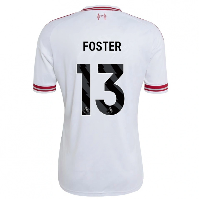 Danxen Herren Rylee Foster #13 Rot Weiß Auswärtstrikot Trikot 2026/27 T-Shirt Schweiz