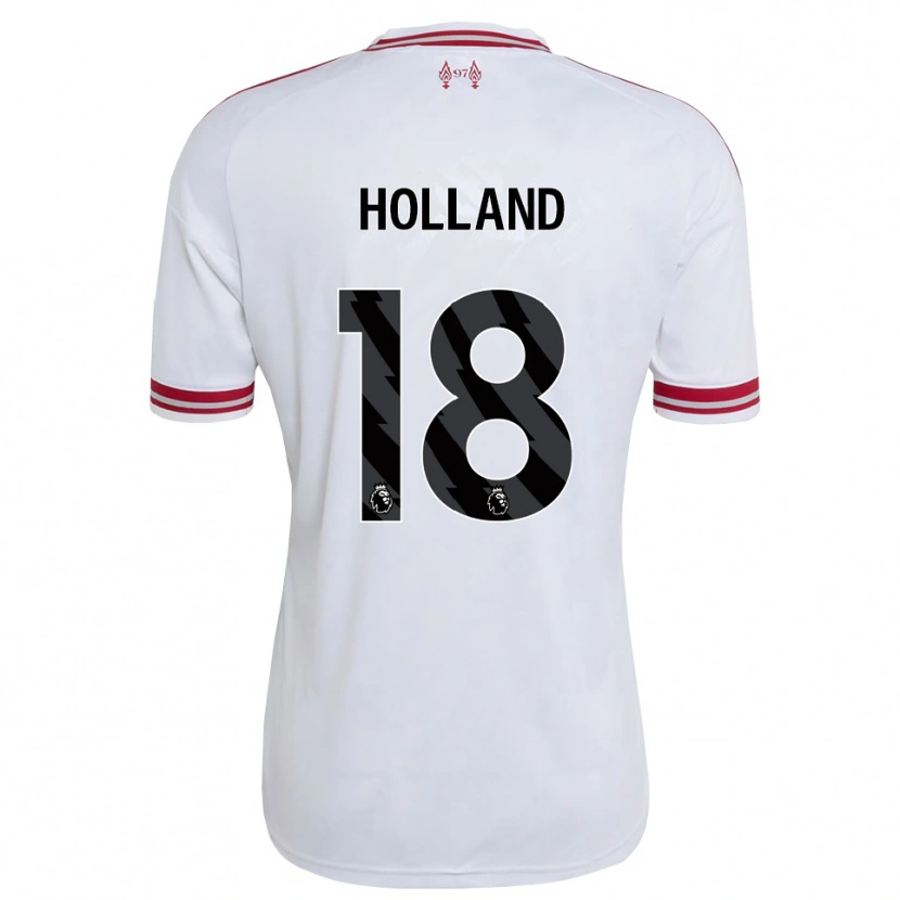Danxen Herren Ceri Holland #18 Rot Weiß Auswärtstrikot Trikot 2026/27 T-Shirt Schweiz