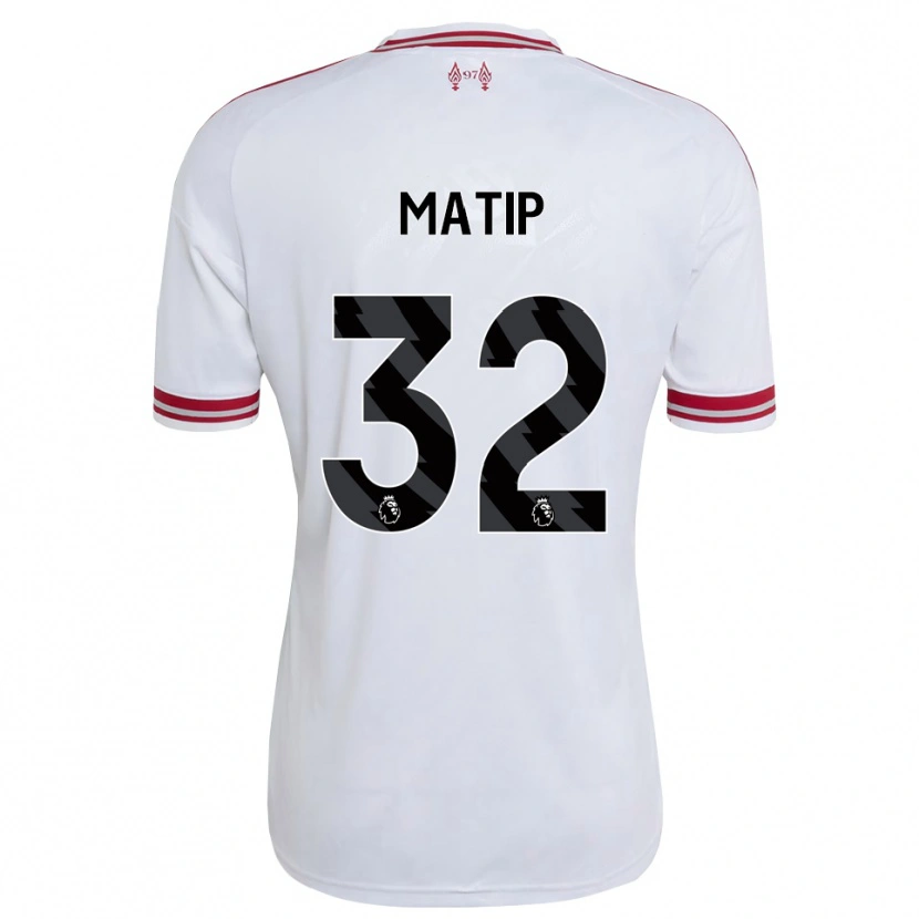 Danxen Herren Joel Matip #32 Rot Weiß Auswärtstrikot Trikot 2026/27 T-Shirt Schweiz