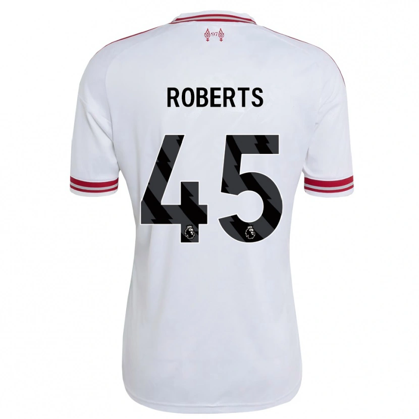 Danxen Herren Iwan Roberts #45 Rot Weiß Auswärtstrikot Trikot 2026/27 T-Shirt Schweiz