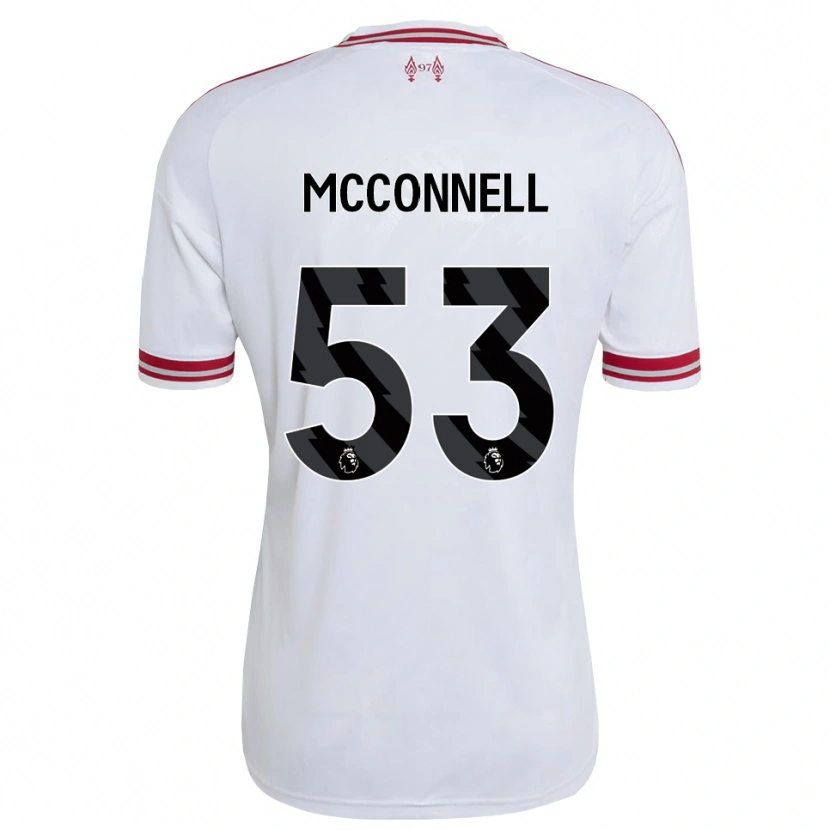Danxen Herren James Mcconnell #53 Rot Weiß Auswärtstrikot Trikot 2026/27 T-Shirt Schweiz