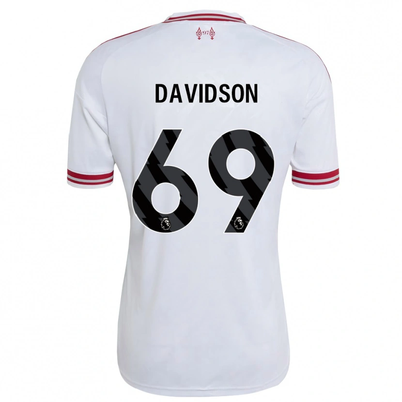 Danxen Herren Josh Davidson #69 Rot Weiß Auswärtstrikot Trikot 2026/27 T-Shirt Schweiz