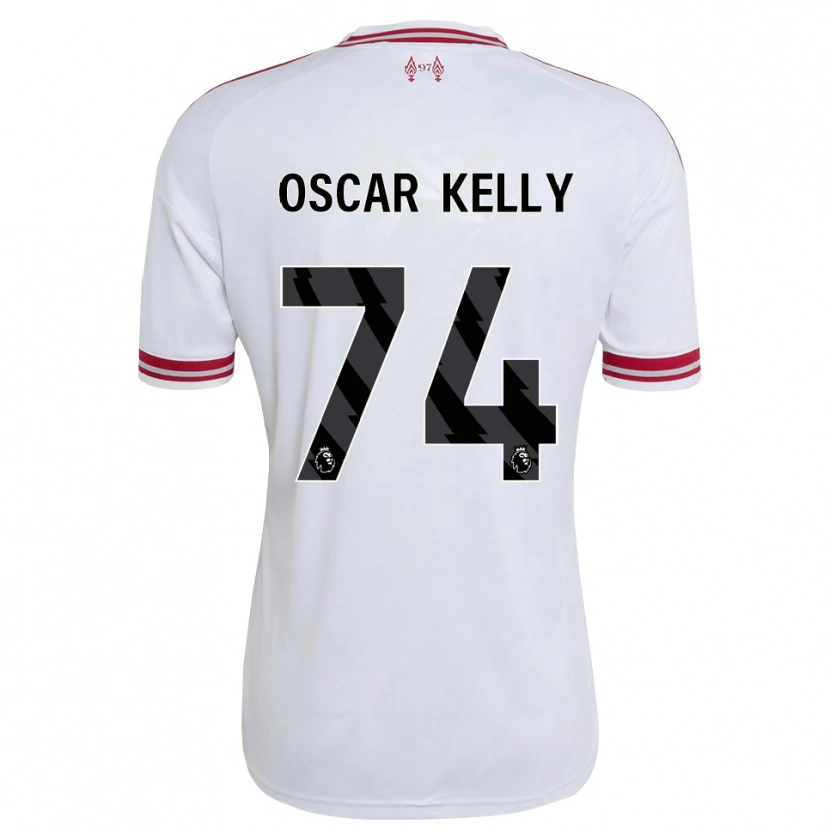 Danxen Herren Oscar Kelly #74 Rot Weiß Auswärtstrikot Trikot 2026/27 T-Shirt Schweiz