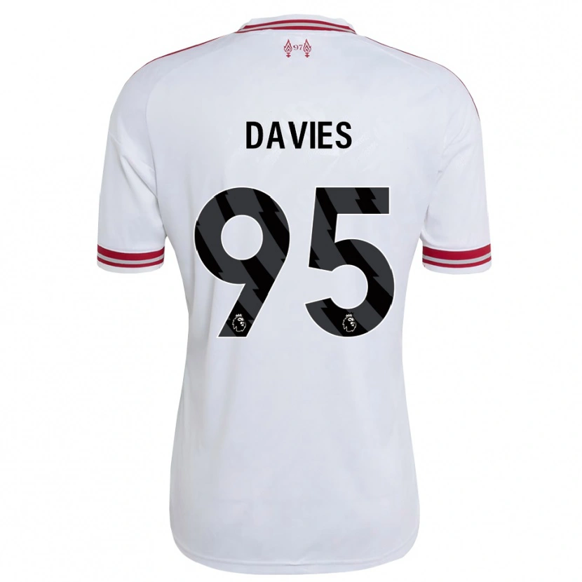 Danxen Herren Harvey Davies #95 Rot Weiß Auswärtstrikot Trikot 2026/27 T-Shirt Schweiz