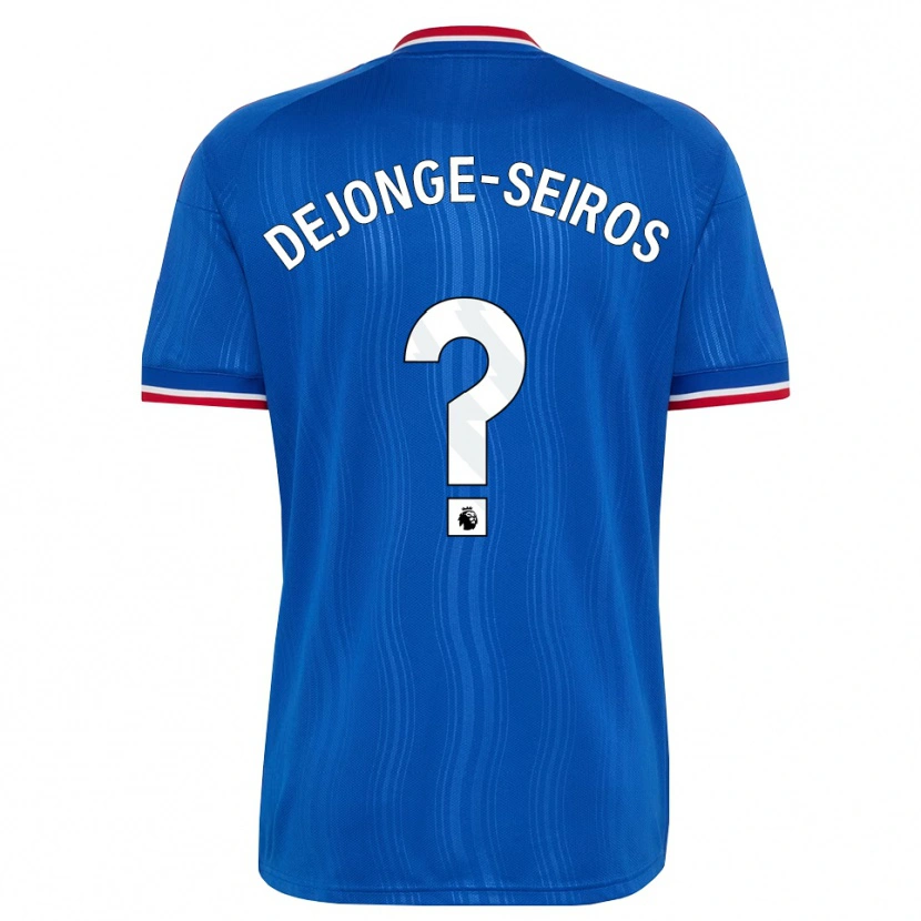 Danxen Herren Edson Dejonge-Seiros #0 Blau Weiß Rot Auswärtstrikot Trikot 2026/27 T-Shirt Schweiz