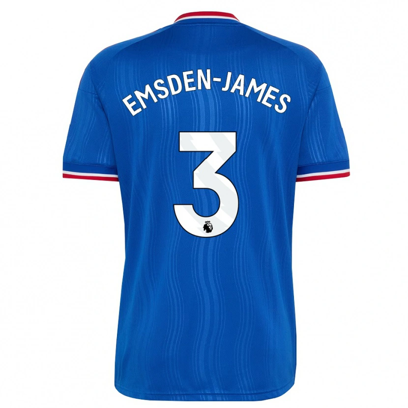 Danxen Herren Harley Emsden-James #3 Blau Weiß Rot Auswärtstrikot Trikot 2026/27 T-Shirt Schweiz