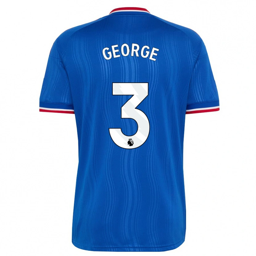 Danxen Herren Gabby George #3 Blau Weiß Rot Auswärtstrikot Trikot 2026/27 T-Shirt Schweiz