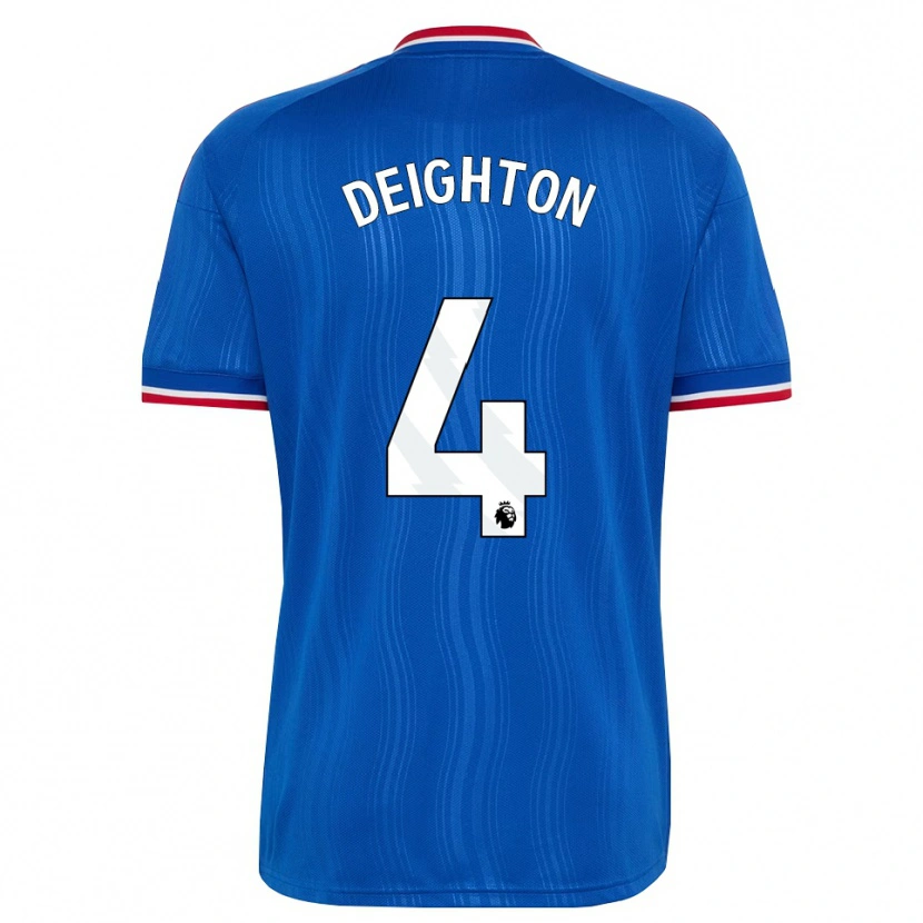 Danxen Herren Joe Deighton #4 Blau Weiß Rot Auswärtstrikot Trikot 2026/27 T-Shirt Schweiz