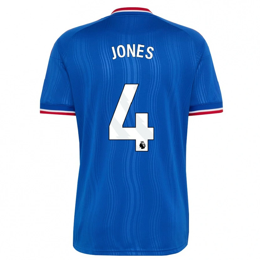 Danxen Herren Phil Jones #4 Blau Weiß Rot Auswärtstrikot Trikot 2026/27 T-Shirt Schweiz