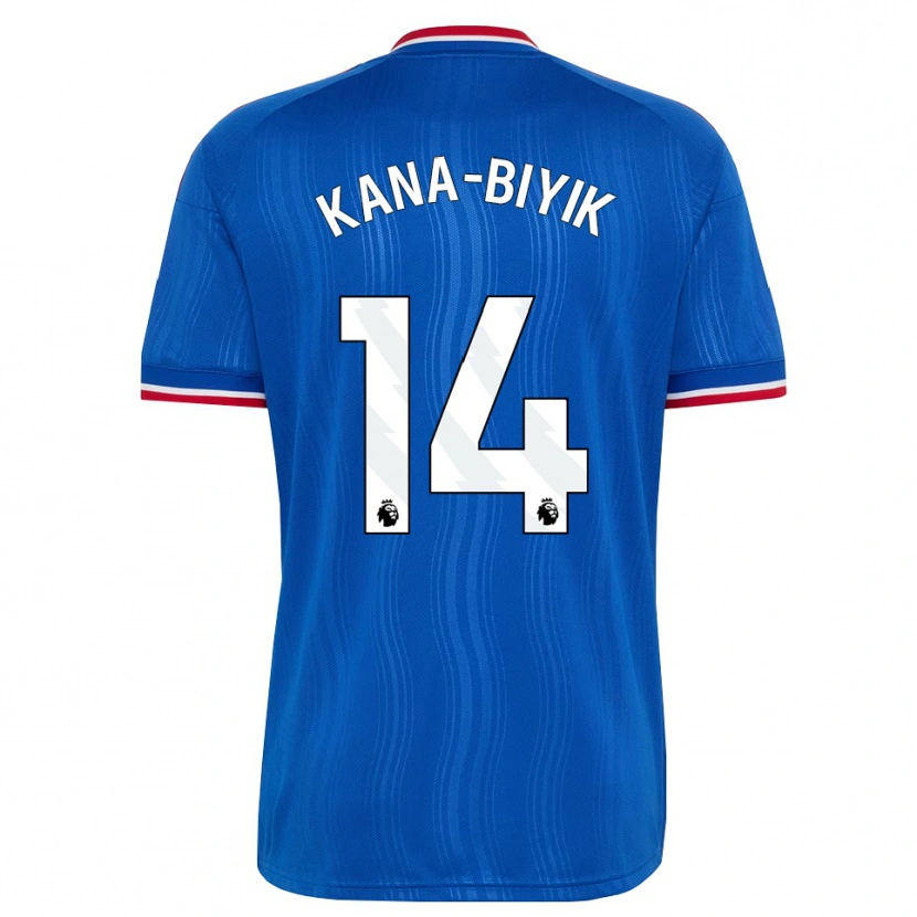 Danxen Herren Enzo Kana-Biyik #14 Blau Weiß Rot Auswärtstrikot Trikot 2026/27 T-Shirt Schweiz