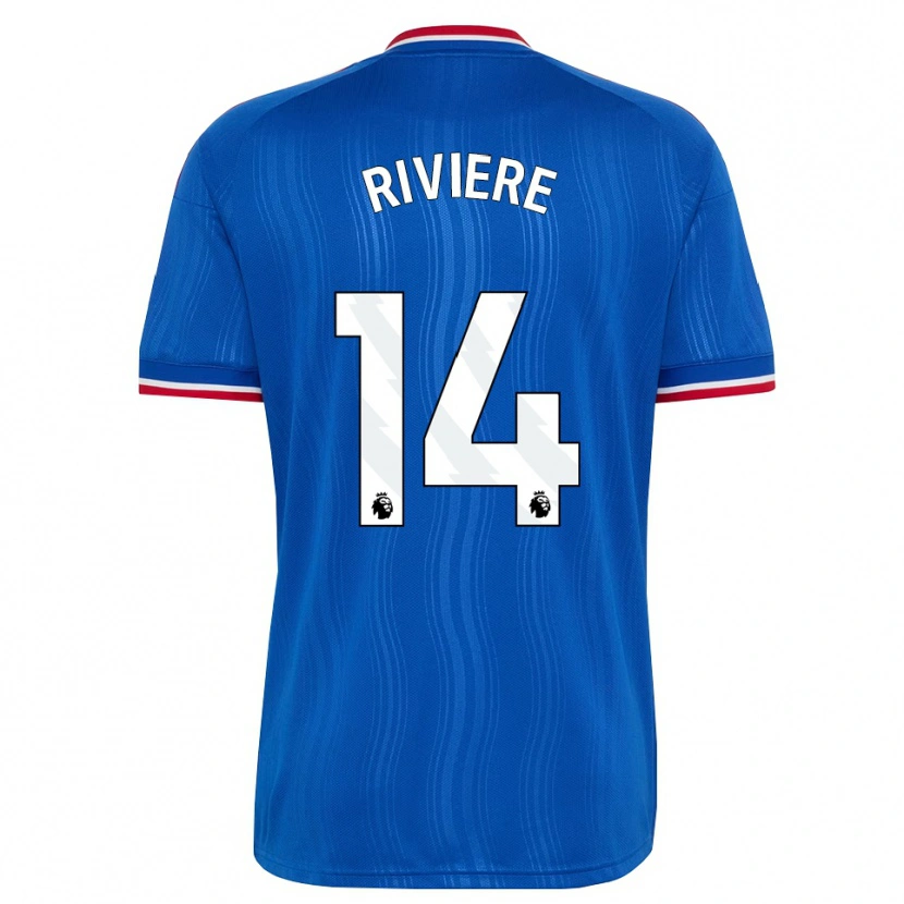 Danxen Herren Jayde Riviere #14 Blau Weiß Rot Auswärtstrikot Trikot 2026/27 T-Shirt Schweiz