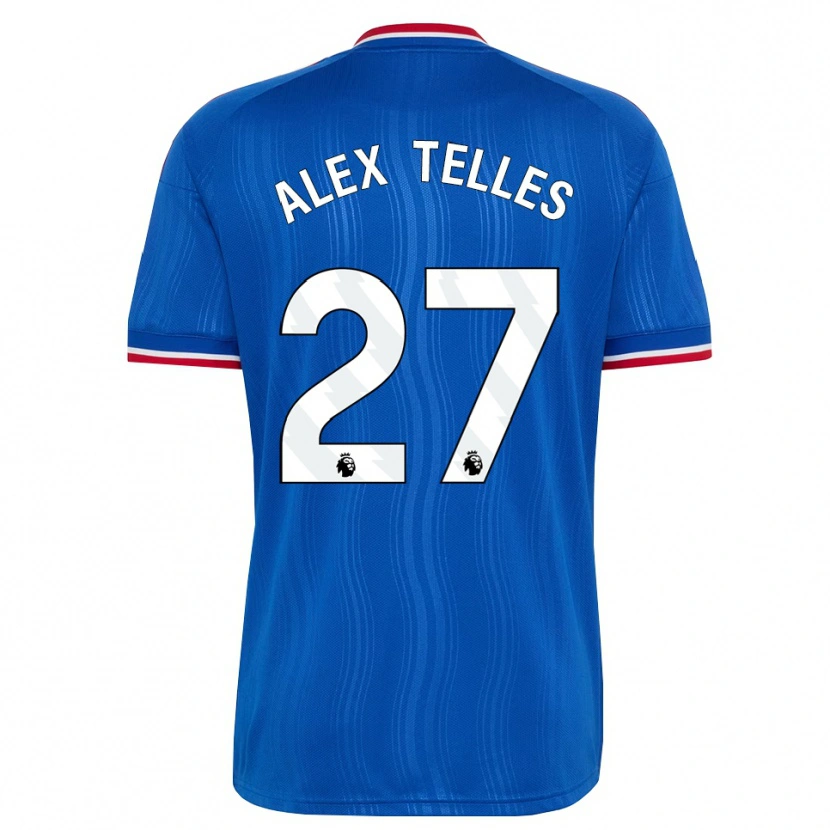 Danxen Herren Alex Nicolao Telles #27 Blau Weiß Rot Auswärtstrikot Trikot 2026/27 T-Shirt Schweiz