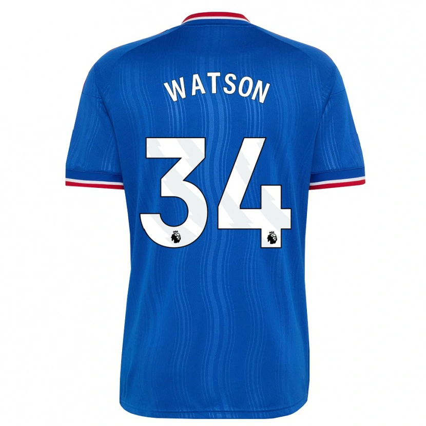 Danxen Herren Emma Watson #34 Blau Weiß Rot Auswärtstrikot Trikot 2026/27 T-Shirt Schweiz