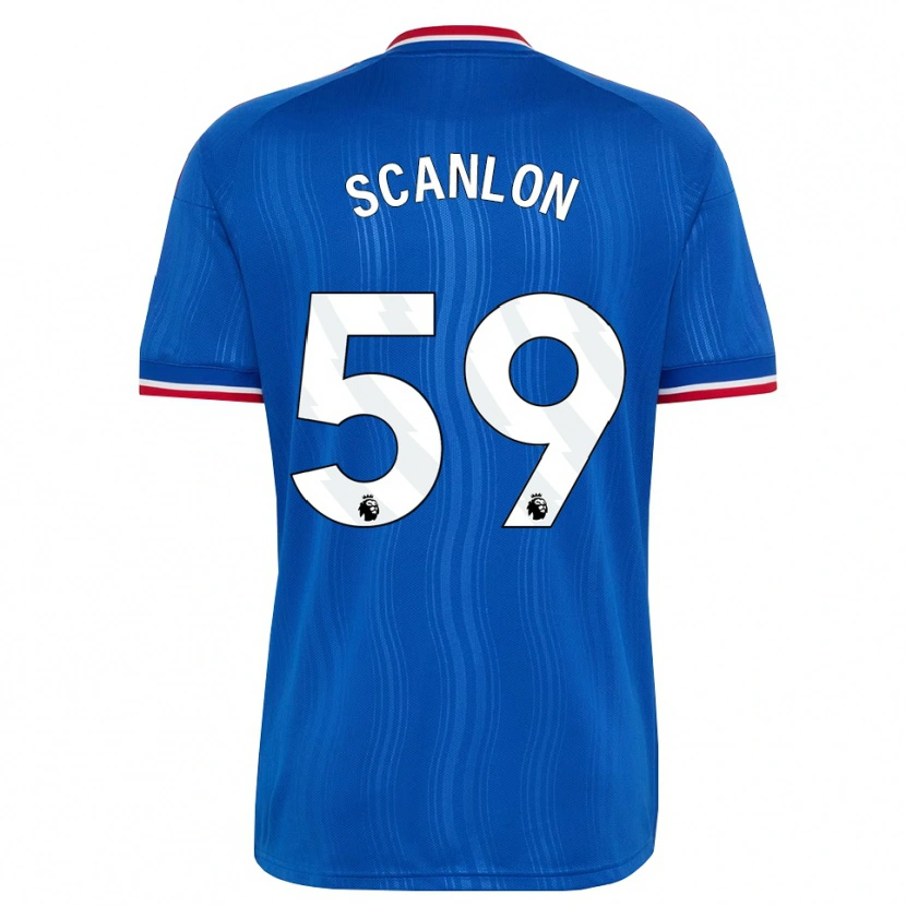 Danxen Herren James Scanlon #59 Blau Weiß Rot Auswärtstrikot Trikot 2026/27 T-Shirt Schweiz