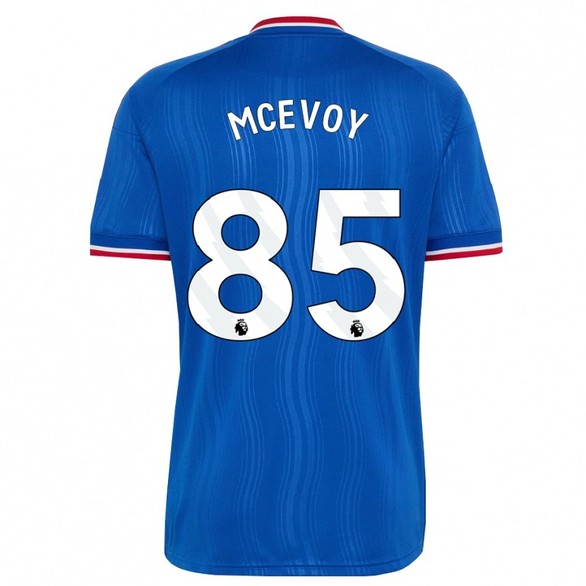 Danxen Herren Jay Mcevoy #85 Blau Weiß Rot Auswärtstrikot Trikot 2026/27 T-Shirt Schweiz