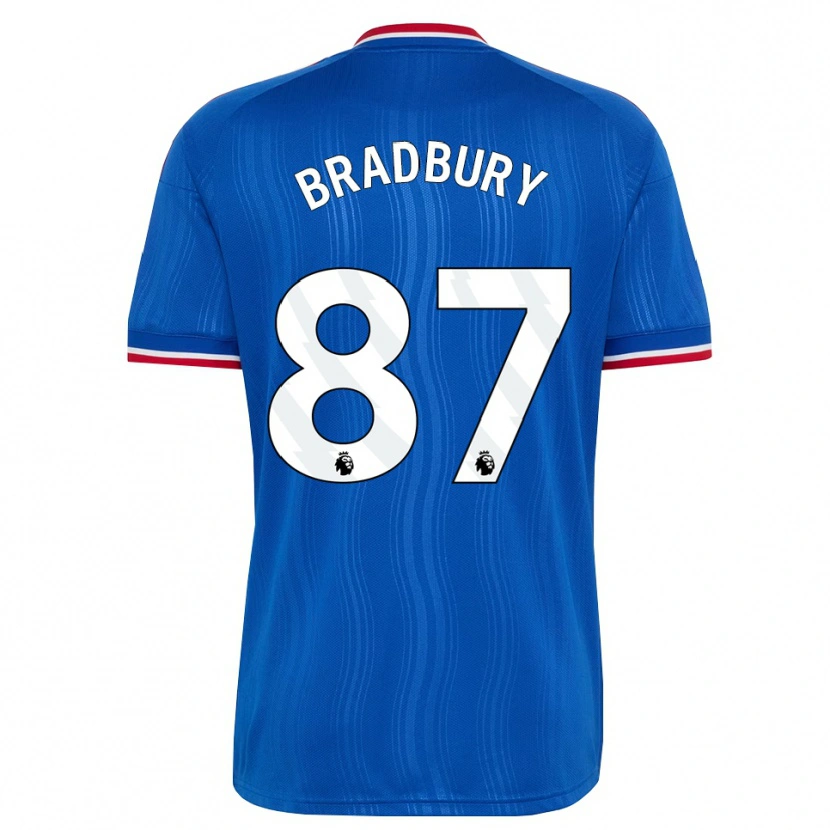 Danxen Herren Louie Bradbury #87 Blau Weiß Rot Auswärtstrikot Trikot 2026/27 T-Shirt Schweiz