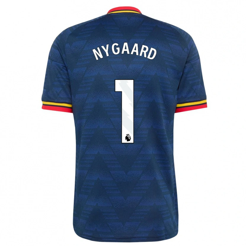 Danxen Herren Lucas Nygaard #1 Mitternachtsblau Gelb Rot Auswärtstrikot Trikot 2026/27 T-Shirt Schweiz