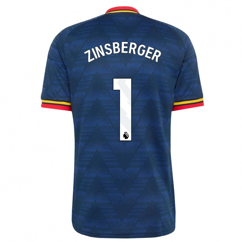 Danxen Herren Manuela Zinsberger #1 Mitternachtsblau Gelb Rot Auswärtstrikot Trikot 2026/27 T-Shirt Schweiz