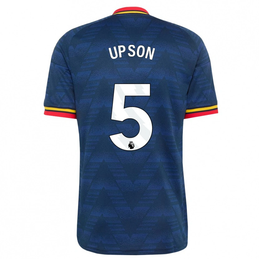 Danxen Herren Elijah Upson #5 Mitternachtsblau Gelb Rot Auswärtstrikot Trikot 2026/27 T-Shirt Schweiz