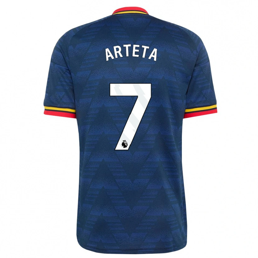 Danxen Herren Gabriel Arteta #7 Mitternachtsblau Gelb Rot Auswärtstrikot Trikot 2026/27 T-Shirt Schweiz