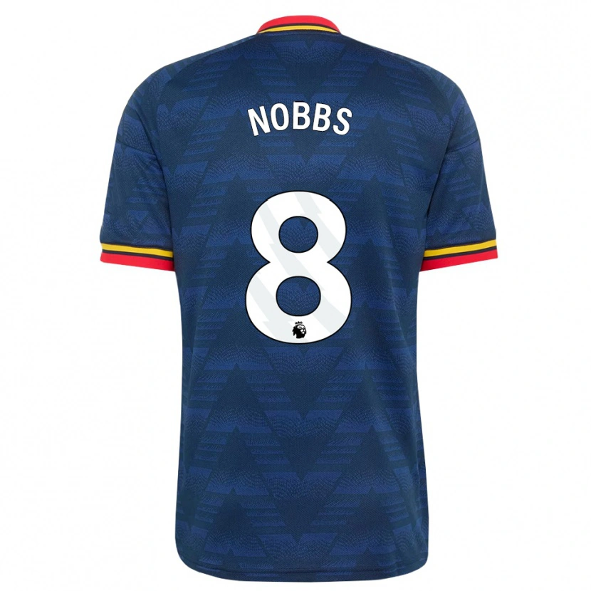 Danxen Herren Nobbs #8 Mitternachtsblau Gelb Rot Auswärtstrikot Trikot 2026/27 T-Shirt Schweiz