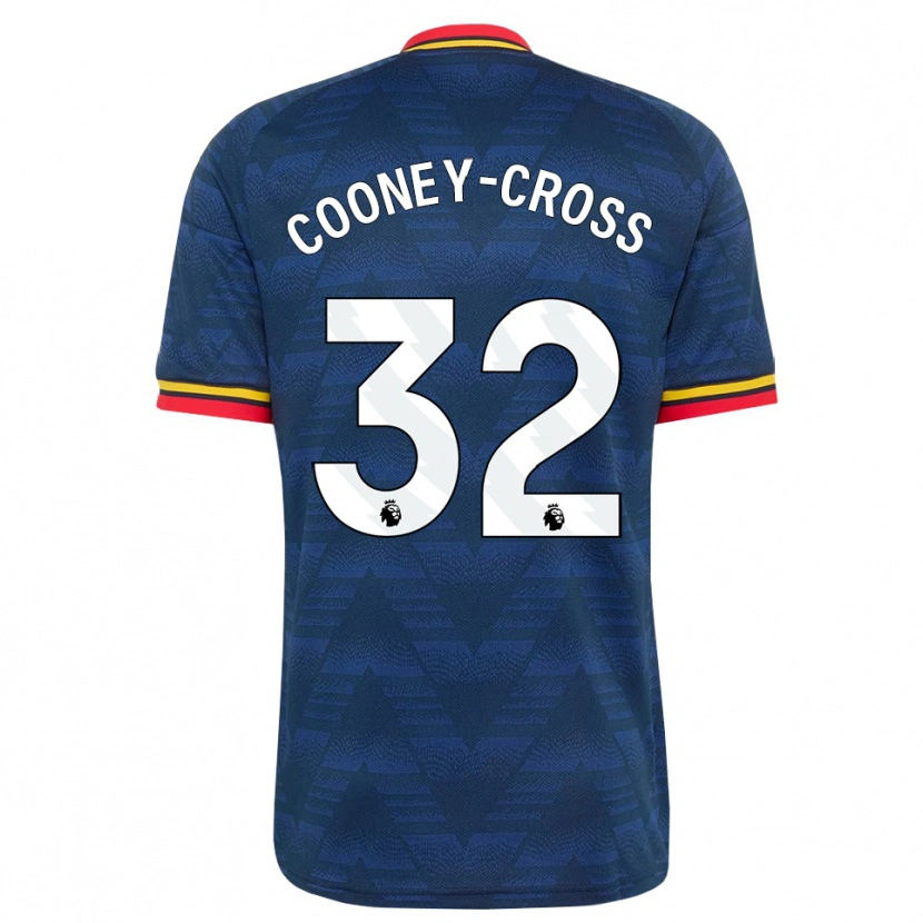 Danxen Herren Kyra Cooney-Cross #32 Mitternachtsblau Gelb Rot Auswärtstrikot Trikot 2026/27 T-Shirt Schweiz