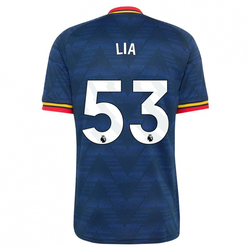 Danxen Herren Vivienne Lia #53 Mitternachtsblau Gelb Rot Auswärtstrikot Trikot 2026/27 T-Shirt Schweiz
