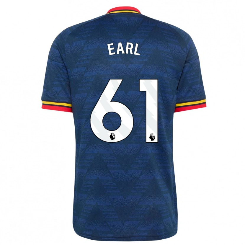 Danxen Herren Madison Earl #61 Mitternachtsblau Gelb Rot Auswärtstrikot Trikot 2026/27 T-Shirt Schweiz
