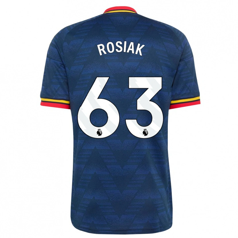 Danxen Herren Michal Rosiak #63 Mitternachtsblau Gelb Rot Auswärtstrikot Trikot 2026/27 T-Shirt Schweiz