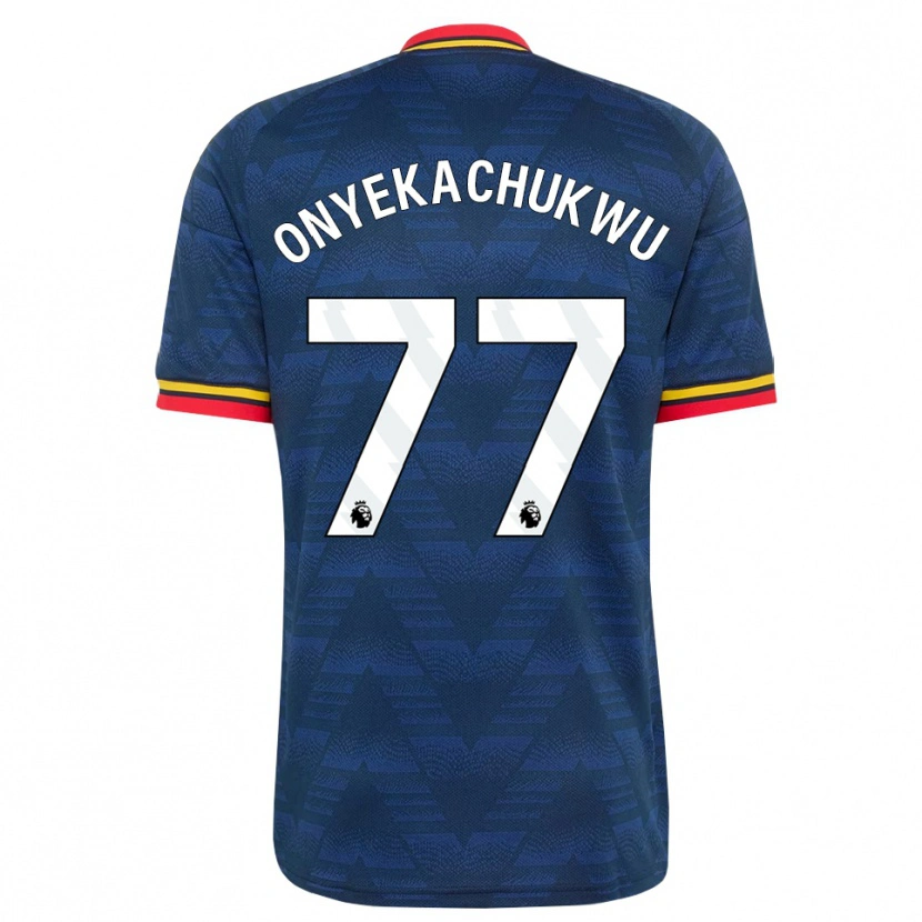 Danxen Herren Samuel Onyekachukwu #77 Mitternachtsblau Gelb Rot Auswärtstrikot Trikot 2026/27 T-Shirt Schweiz