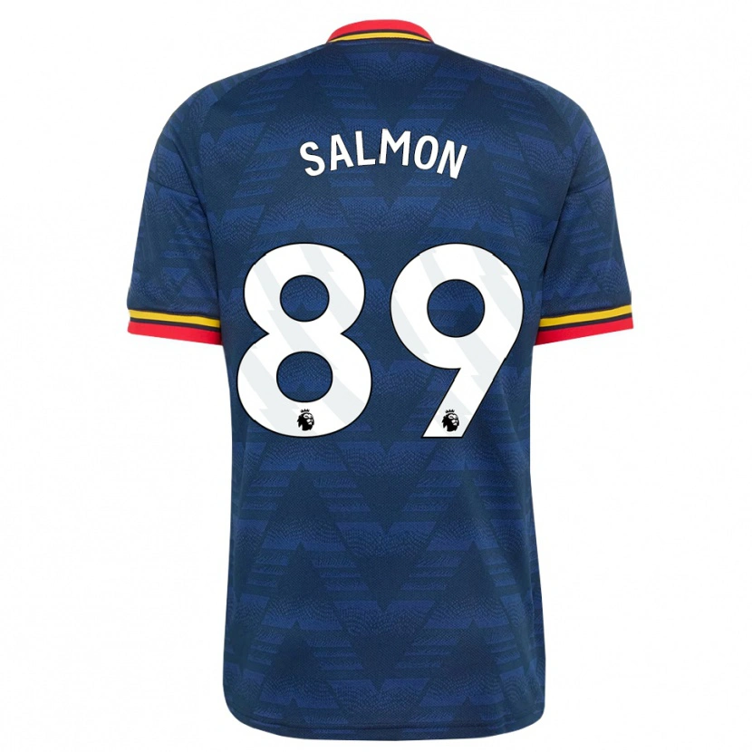 Danxen Herren Marli Salmon #89 Mitternachtsblau Gelb Rot Auswärtstrikot Trikot 2026/27 T-Shirt Schweiz