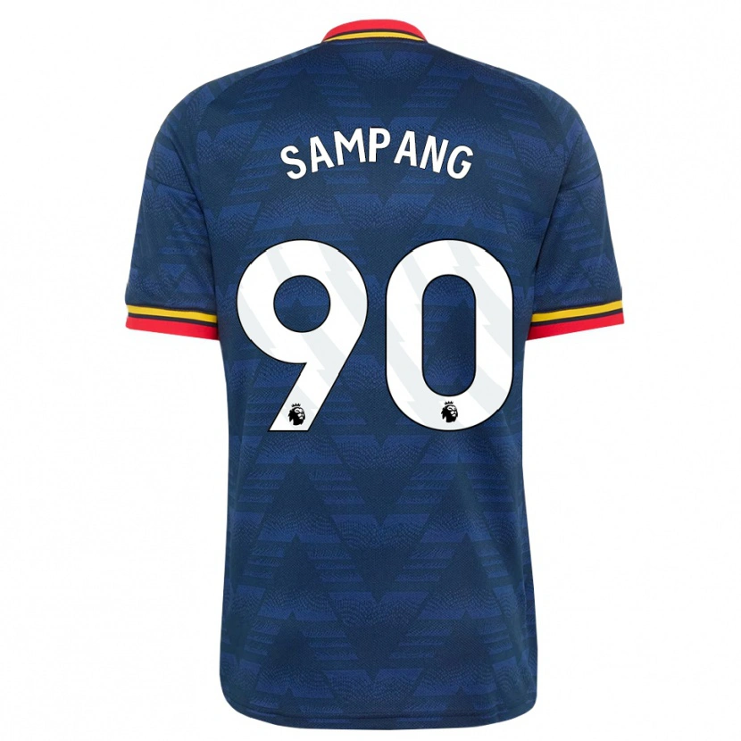 Danxen Herren Saurap Sampang #90 Mitternachtsblau Gelb Rot Auswärtstrikot Trikot 2026/27 T-Shirt Schweiz