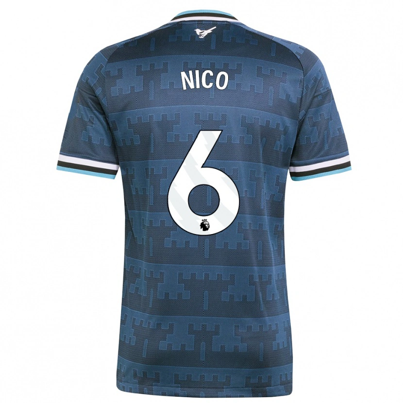 Danxen Herren Nico González #6 Gelb Schwarz Blau Auswärtstrikot Trikot 2026/27 T-Shirt Schweiz