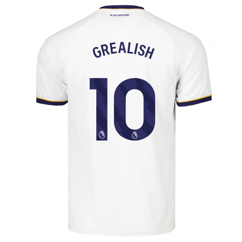 Danxen Herren Jack Grealish #10 Mitternachtsblau Weiß Gelb Auswärtstrikot Trikot 2026/27 T-Shirt Schweiz