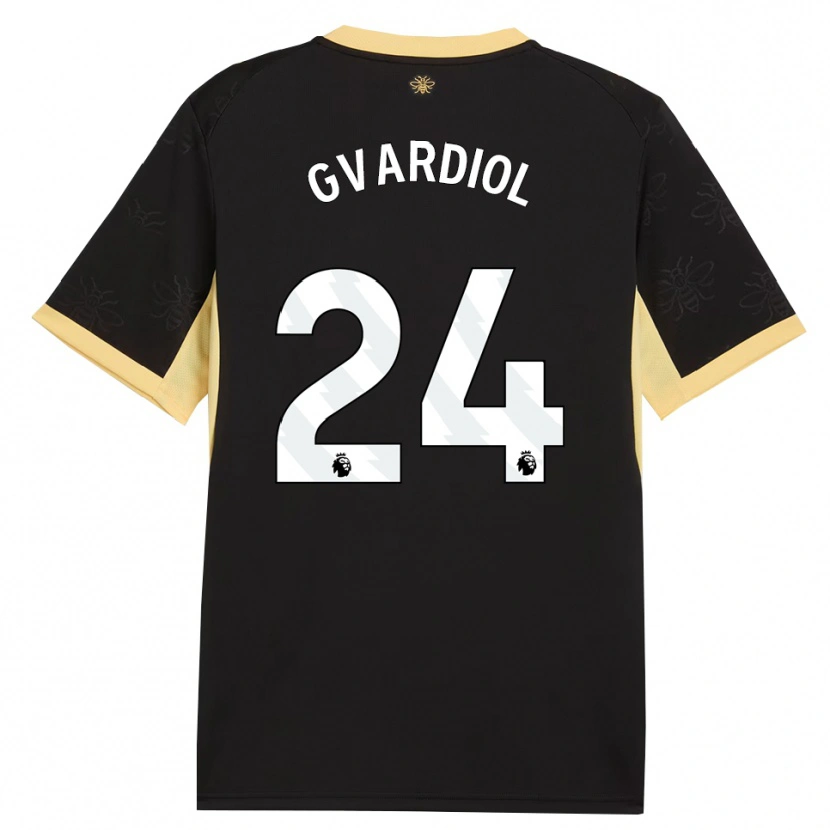 Danxen Herren Josko Gvardiol #24 Schwarz Gelb Auswärtstrikot Trikot 2026/27 T-Shirt Schweiz