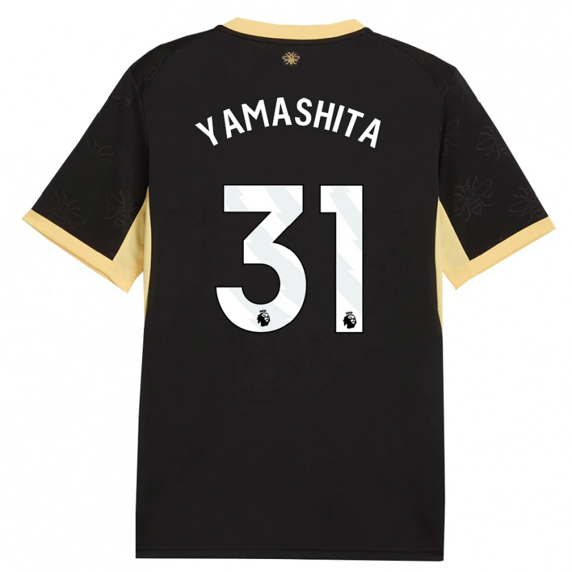 Danxen Herren Ayaka Yamashita #31 Schwarz Gelb Auswärtstrikot Trikot 2026/27 T-Shirt Schweiz