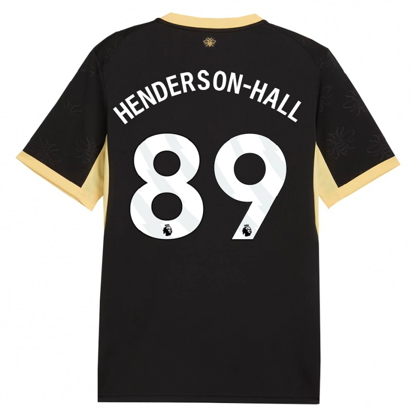 Danxen Herren Matty Henderson-Hall #89 Schwarz Gelb Auswärtstrikot Trikot 2026/27 T-Shirt Schweiz