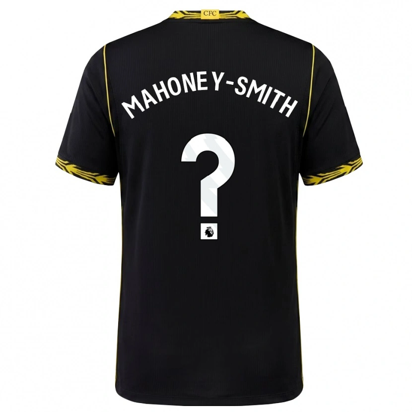 Danxen Herren Eden Mahoney-Smith #0 Schwarz Gelb Auswärtstrikot Trikot 2026/27 T-Shirt Schweiz