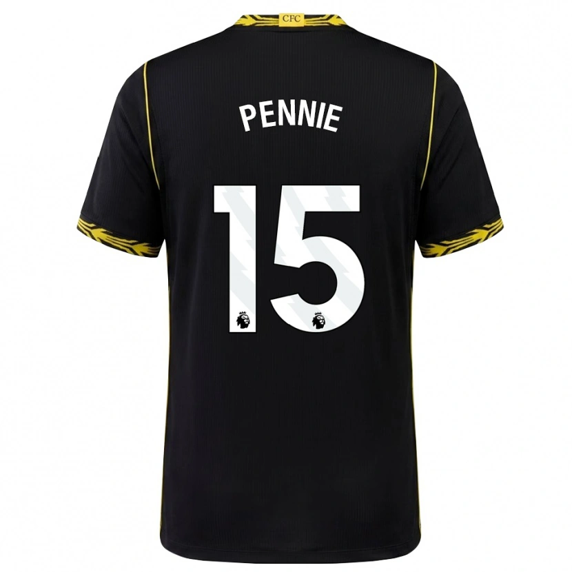 Danxen Herren Andrew Pennie #15 Schwarz Gelb Auswärtstrikot Trikot 2026/27 T-Shirt Schweiz