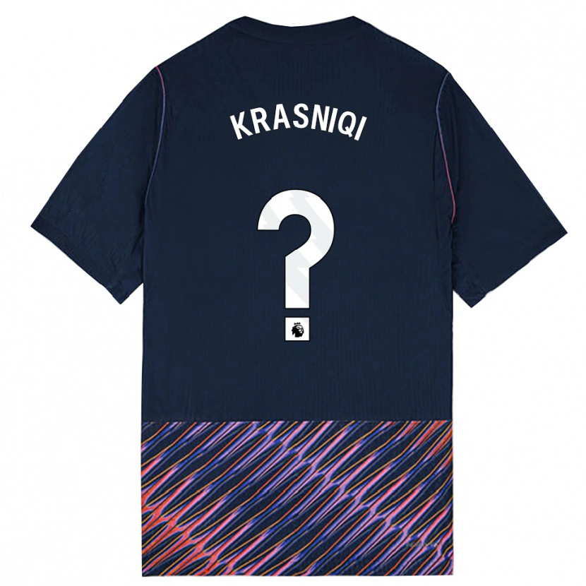 Danxen Herren Elliot Krasniqi #0 Königlich Blau Weiß Auswärtstrikot Trikot 2026/27 T-Shirt Schweiz