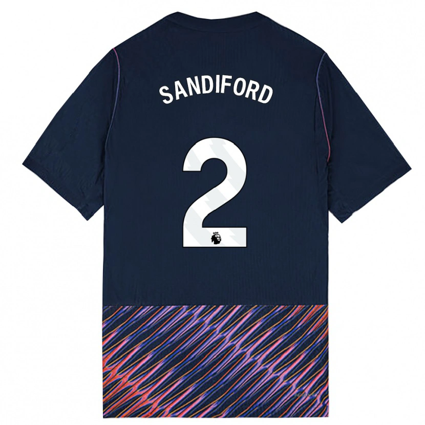 Danxen Herren Oscar Sandiford #2 Königlich Blau Weiß Auswärtstrikot Trikot 2026/27 T-Shirt Schweiz